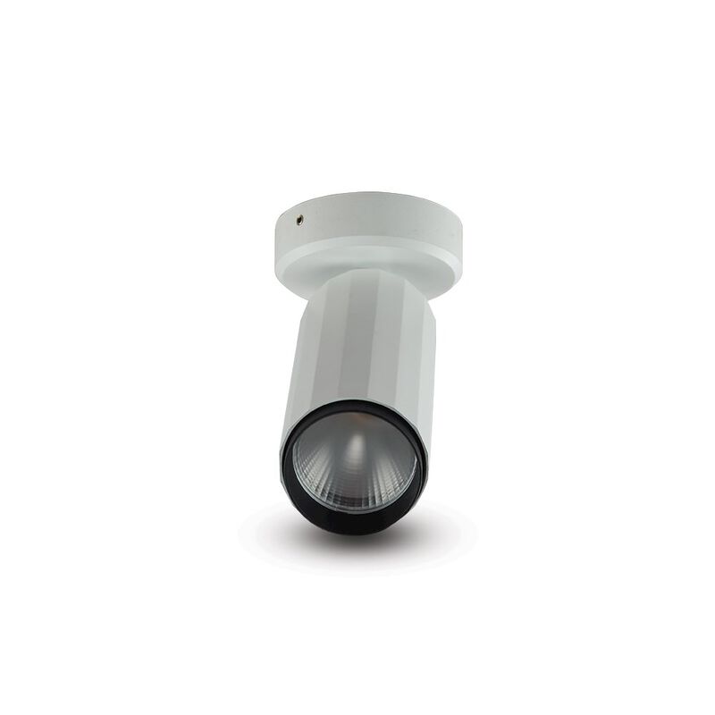VONN Lighting LED Adjustable Surface Mounted Spotlight, Stock Item Beam Angle 36, White