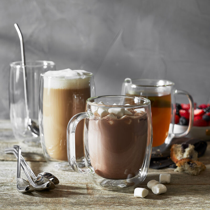 ZWILLING Sorrento Double-Wall Coffee and Beverage 9-pc Glassware Set