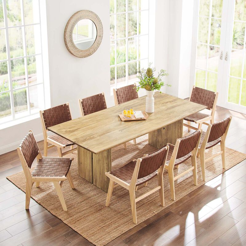 Modway - Amistad 86" Wood Dining Table Walnut
