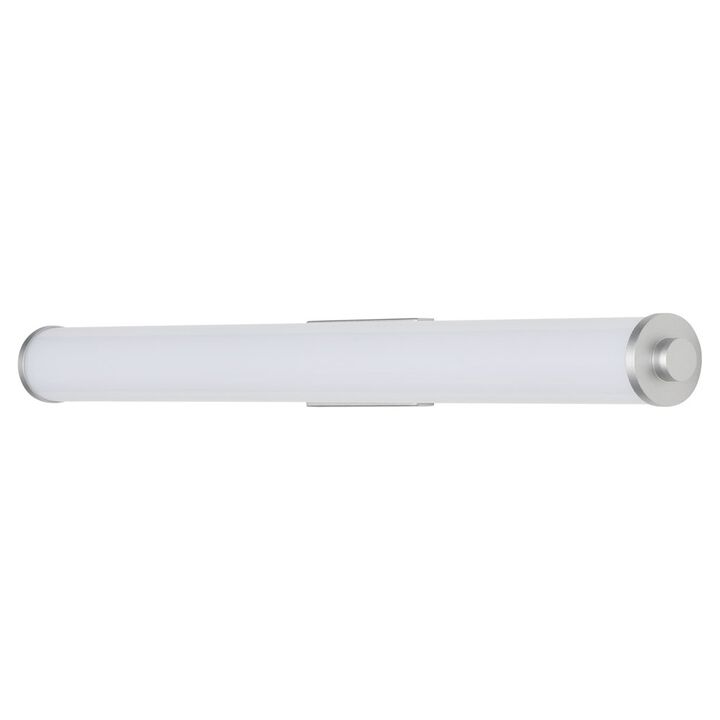 VONN Lighting Integrated AC LED ADA Compliant Bathroom Wall Lighting Fixture in Silver