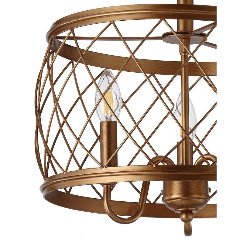 Eleanor Metal LED Semi Flush Mount Ceiling Light