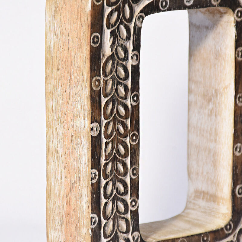 Vintage Natural Handmade Eco-Friendly "0" Numeric Number For Wall Mount & Table Top Décor