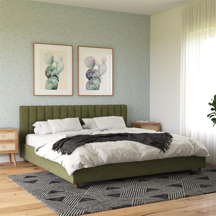 Novogratz Brittany Upholstered Bed
