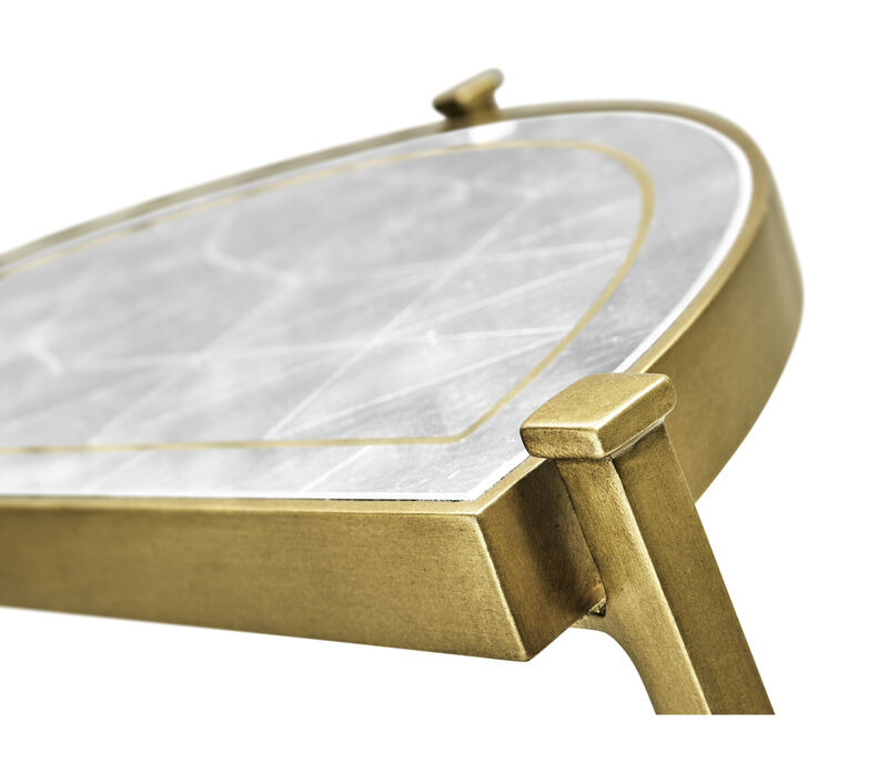 Luxe Large Half Moon Console Table