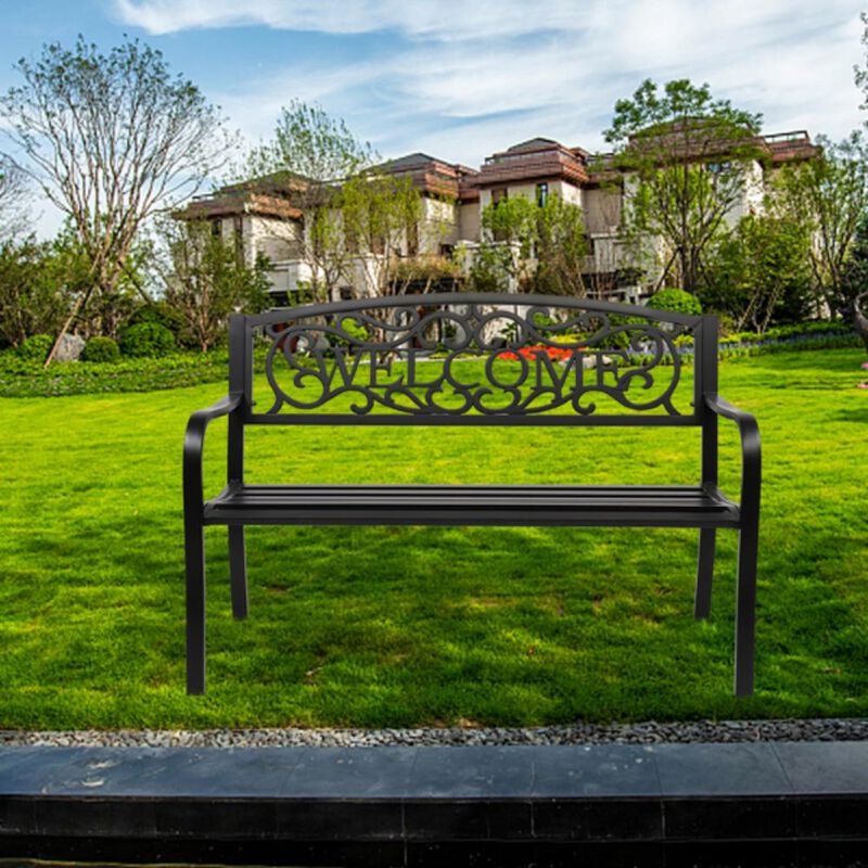 Outdoor Backrest Bench Durable and Stylish Seating for Patio, Garden, or Park