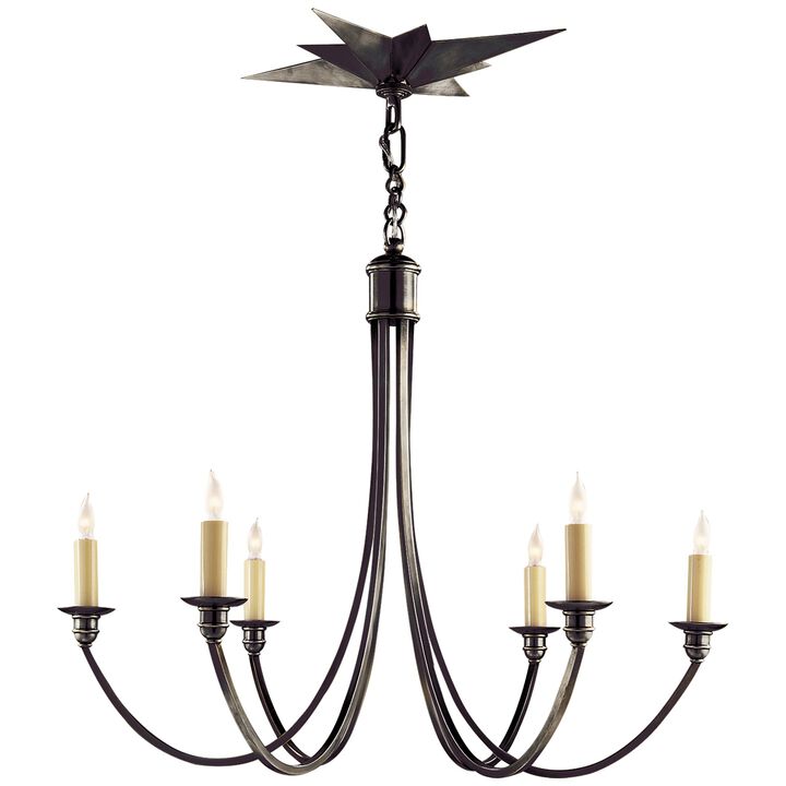 Venetian Medium Chandelier in Bronze