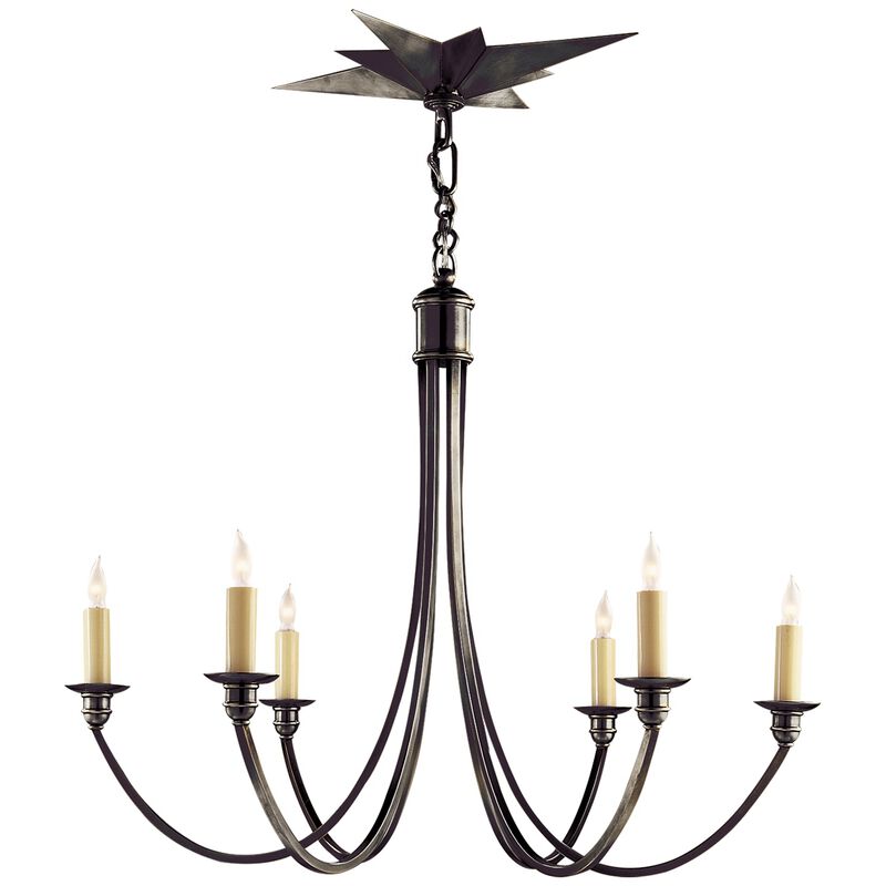Venetian Medium Chandelier in Bronze