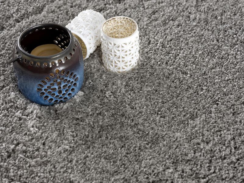 Retro Plain Shag Indoor Area Rug