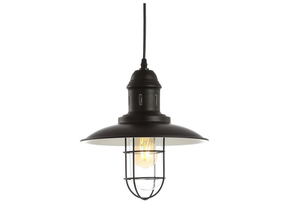 Deere Adjustable Iron/Glass Cage Light LED Pendant