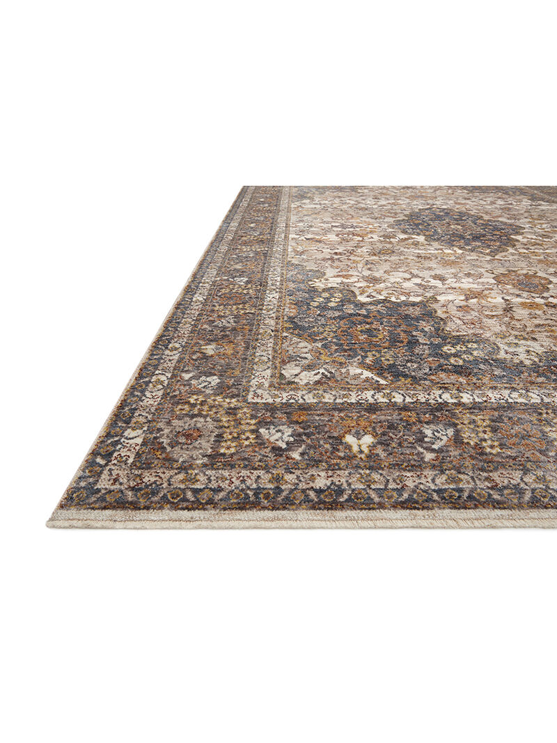 Lourdes LOU01 Natural/Ocean 7'10" x 10' Rug