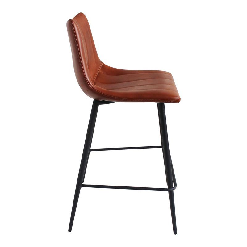 Moe's Home Collection Alibi Counter Stool Brown-Set Of Two