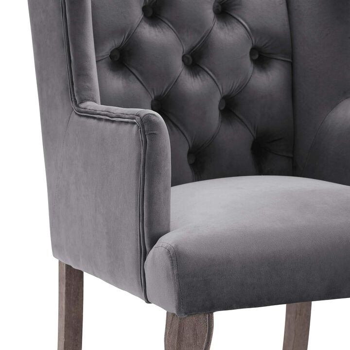 Modway Realm Dining Chairs, Gray