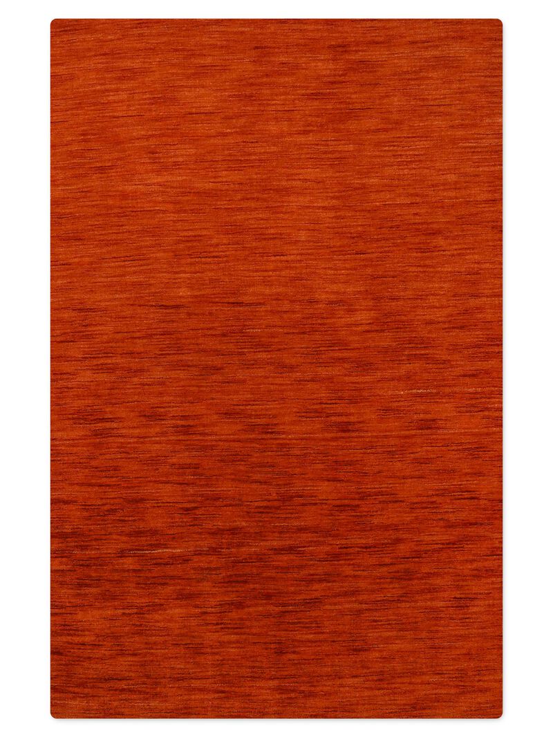 RUGSOTIC CARPETS HAND KNOTTED LOOM WOOL ECO-FRIENDLY AREA RUGS  - 9'x12', Rectangle, Light Red Color, Solid Plain Design, High Pile Handmade Anti Skid Area Rugs for Living Room, Bed Room (L00111)