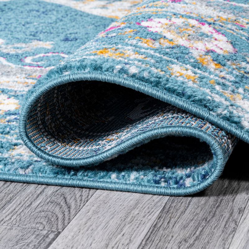 Zelda Bohemian Cottage Medallion Area Rug