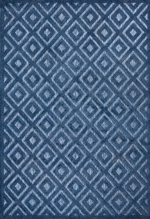 Portmany Neutral Diamond Trellis Indoor/Outdoor Area Rug