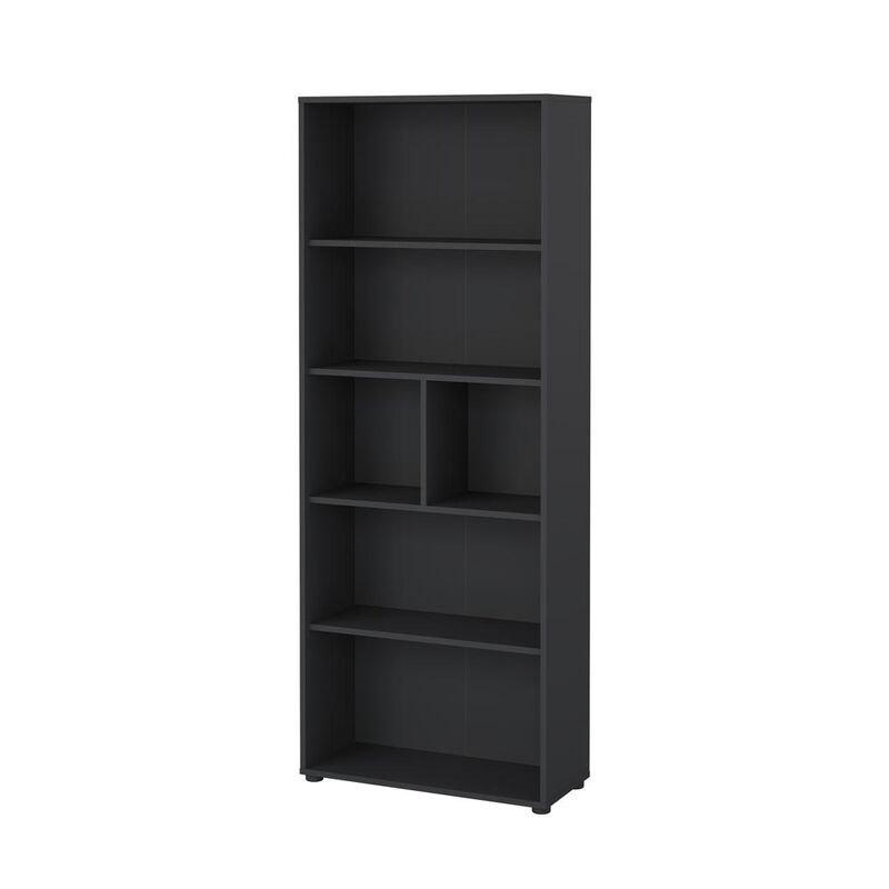 Tvilum Sign 6 Shelf Boockase, Home Office Storage, Matte Grey