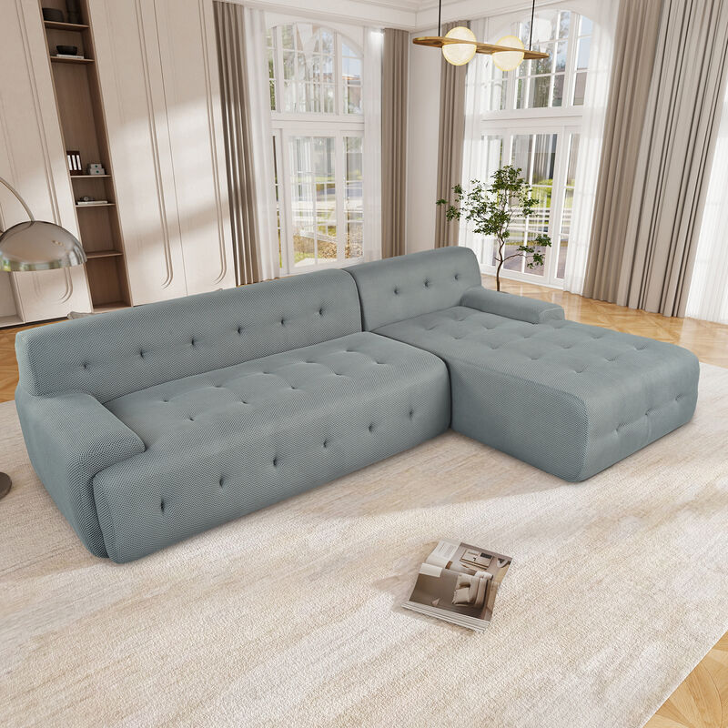 Merax Modern L-Shaped Modular Sectional Sofa
