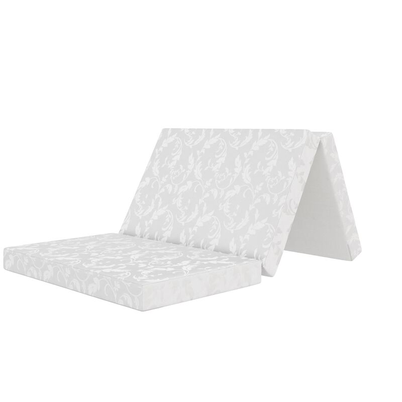 Signature Sleep 4-Inch Tri-Fold Mattress / Folding Mattress, Twin