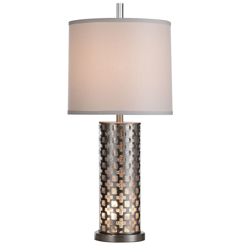 Brushed Steel Lamp (Set of 2)