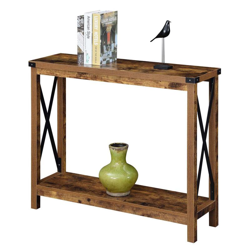 Convenience Concepts Durango Console Table, Barnwood/Black