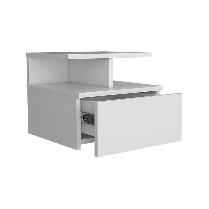 Nightstand Floating Flopini, Bedroom, White