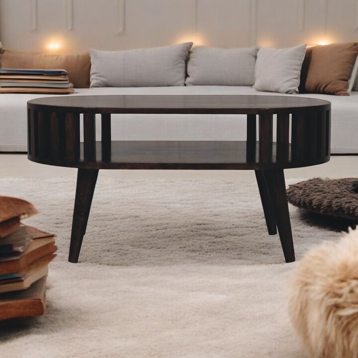 Artisan Furniture Solid Wood Ariella California Walnut Coffee Table