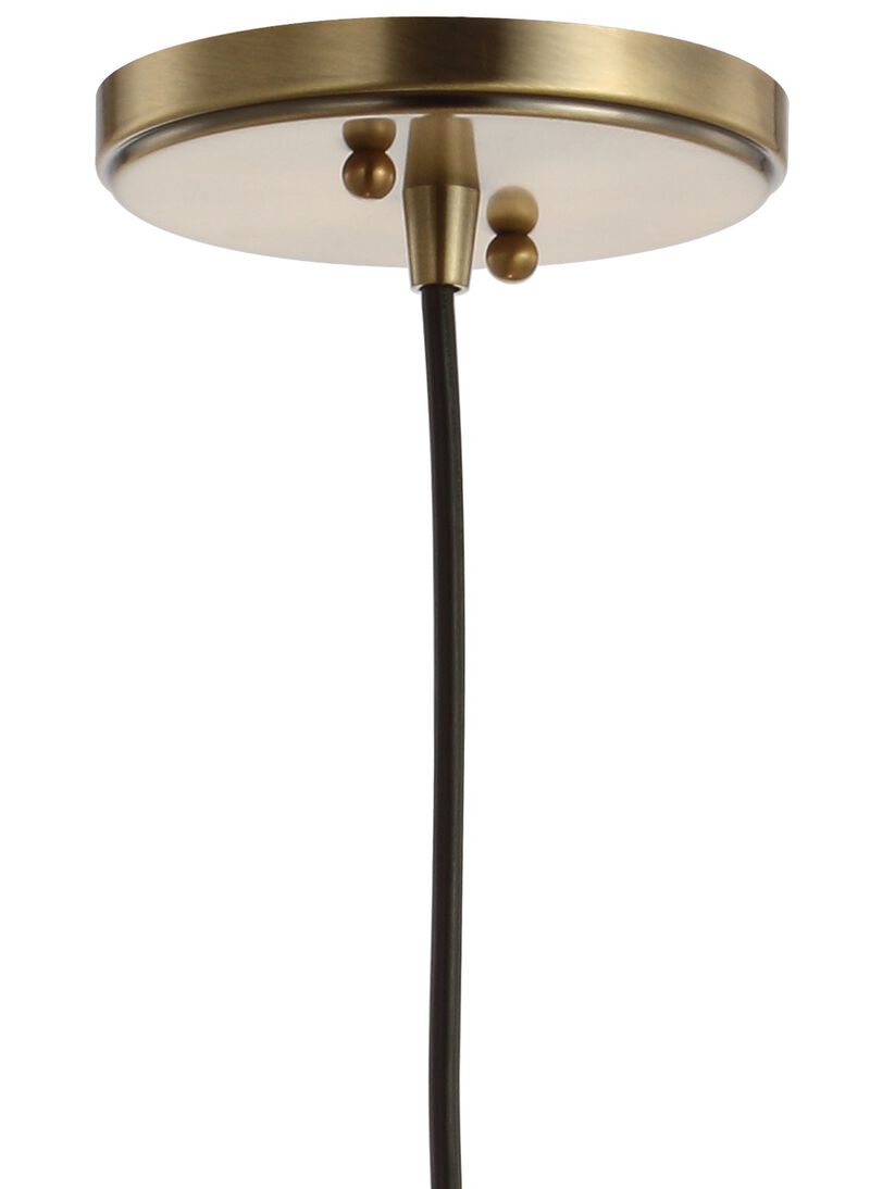 Goldwater Adjustable Drop Metal/Glass LED Pendant