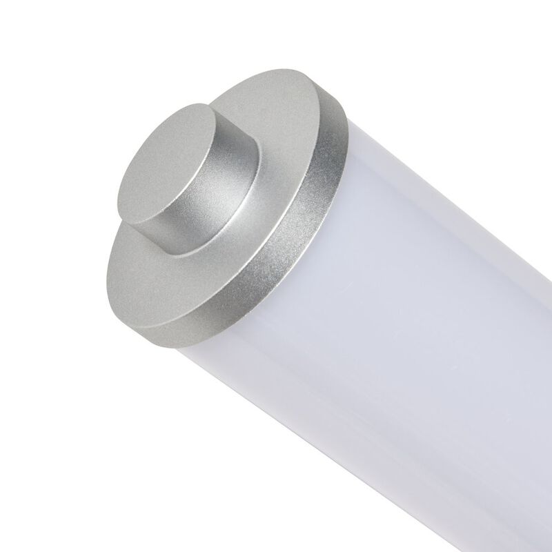 VONN Lighting Integrated AC LED ADA Compliant Bathroom Wall Lighting Fixture in Silver