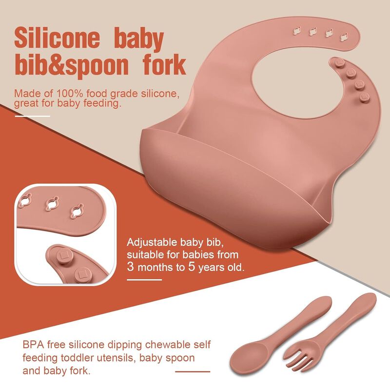 Feeding Supplies with Suction Baby Bowl Divided Plate
