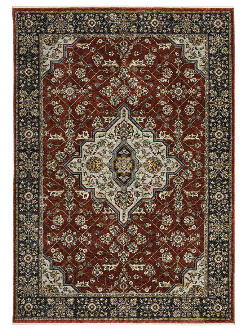 Aberdeen 3'3" x 5' Red Rug