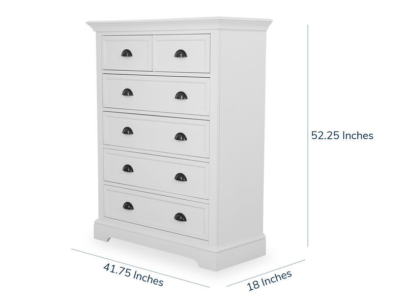 Tamarack Chest in White