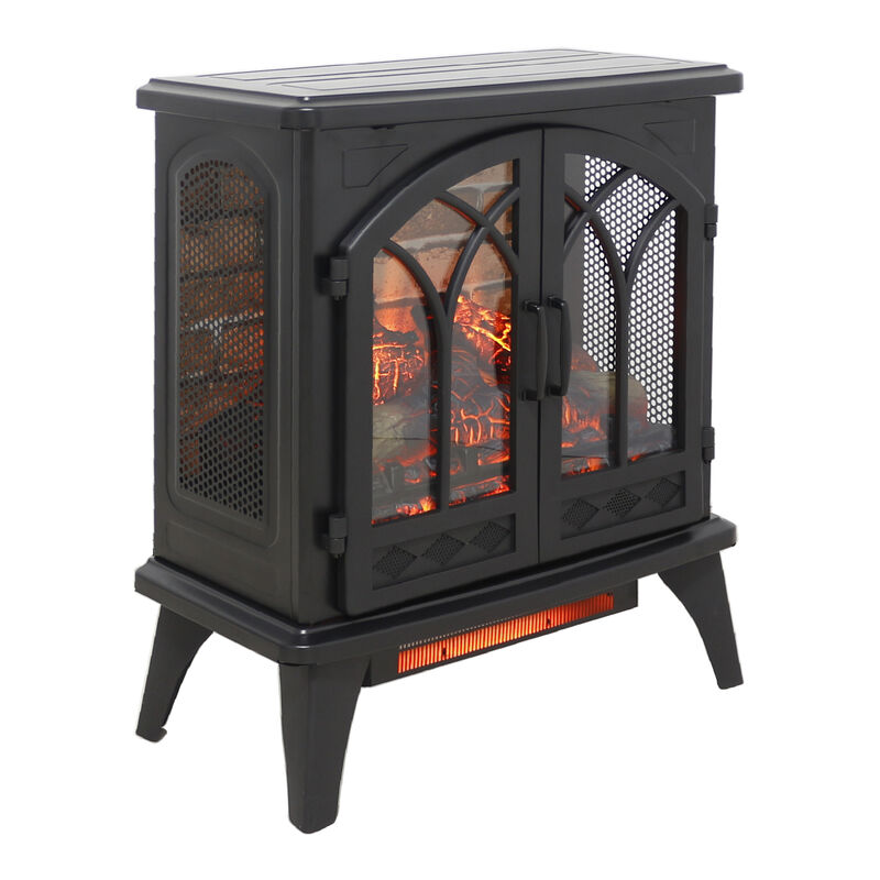 Streamdale 24 Inch 3D Infrared Electric Stove With Remote Control 0002
