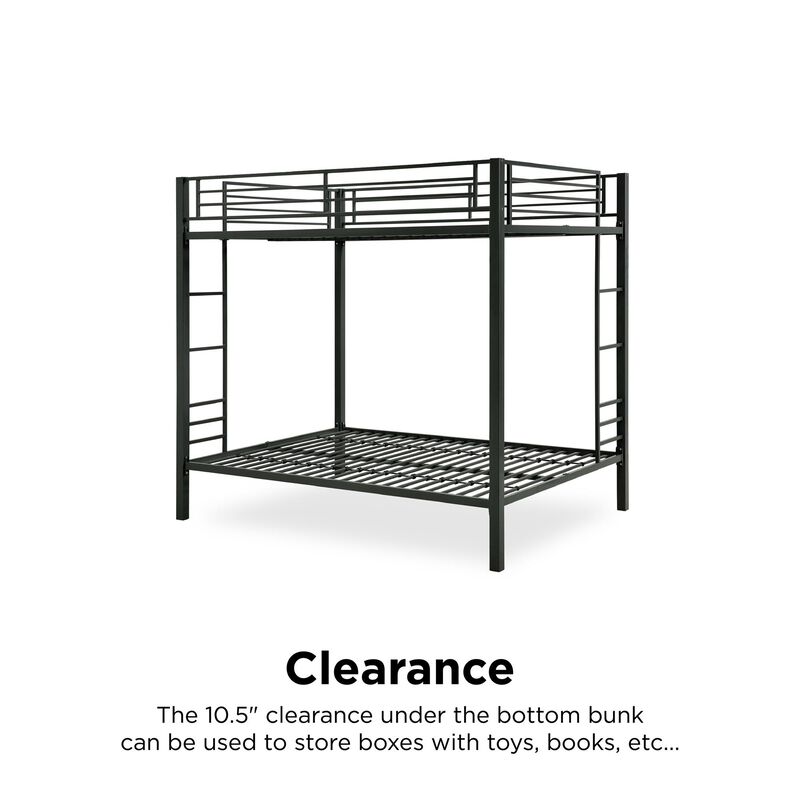 Atwater Living Parker Full over Full Metal Bunk Bed