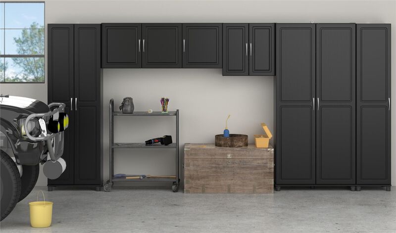 Kendall 24" Utility Storage Cabinet, Black