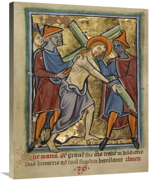 Christ Carrying the Cross-Canvas Art-28x35