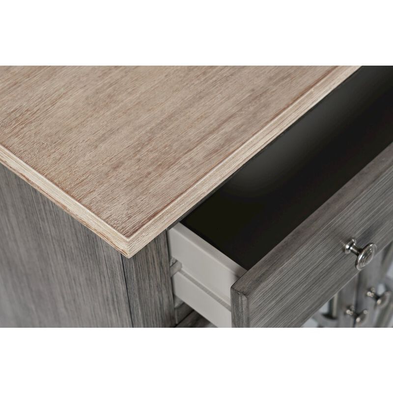 Jofran Aurora Hills Country Wire-Brushed 6 Door Accent Chest