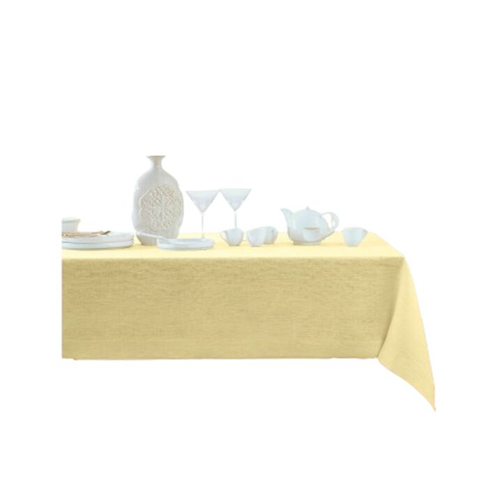 Solino Home 100% Pure Linen Tablecloth | Athena for Spring and Easter