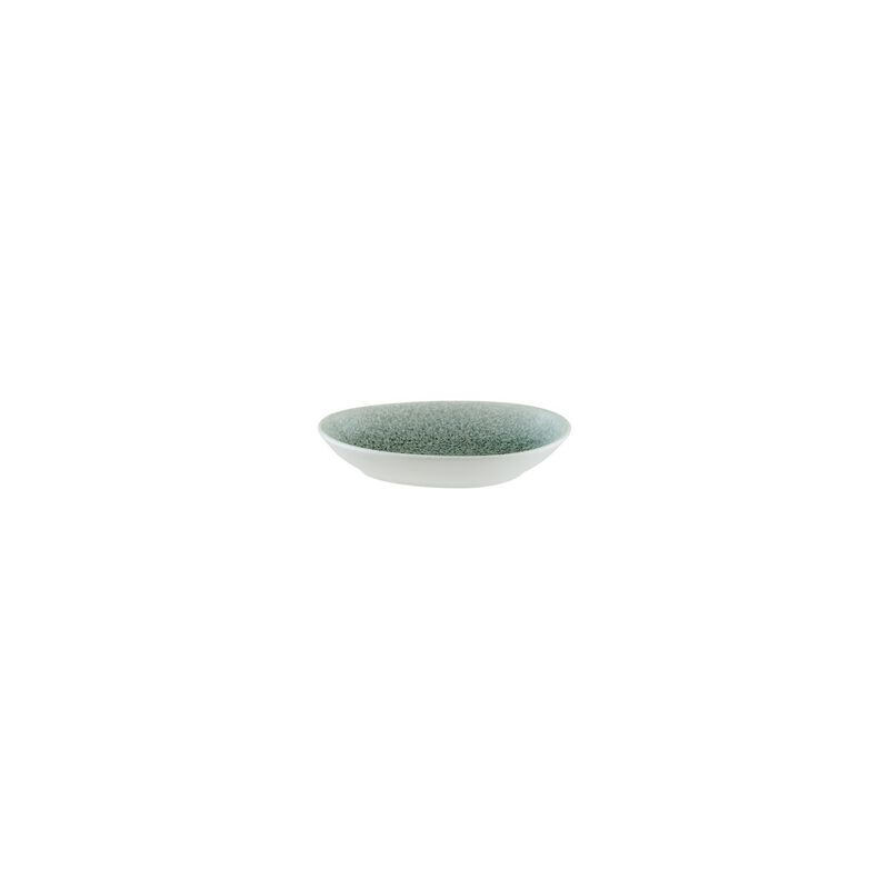 Luca Ocean Matte 6" x 4" x h:1" Organic Blue Porcelain Platter (Set of 2)
