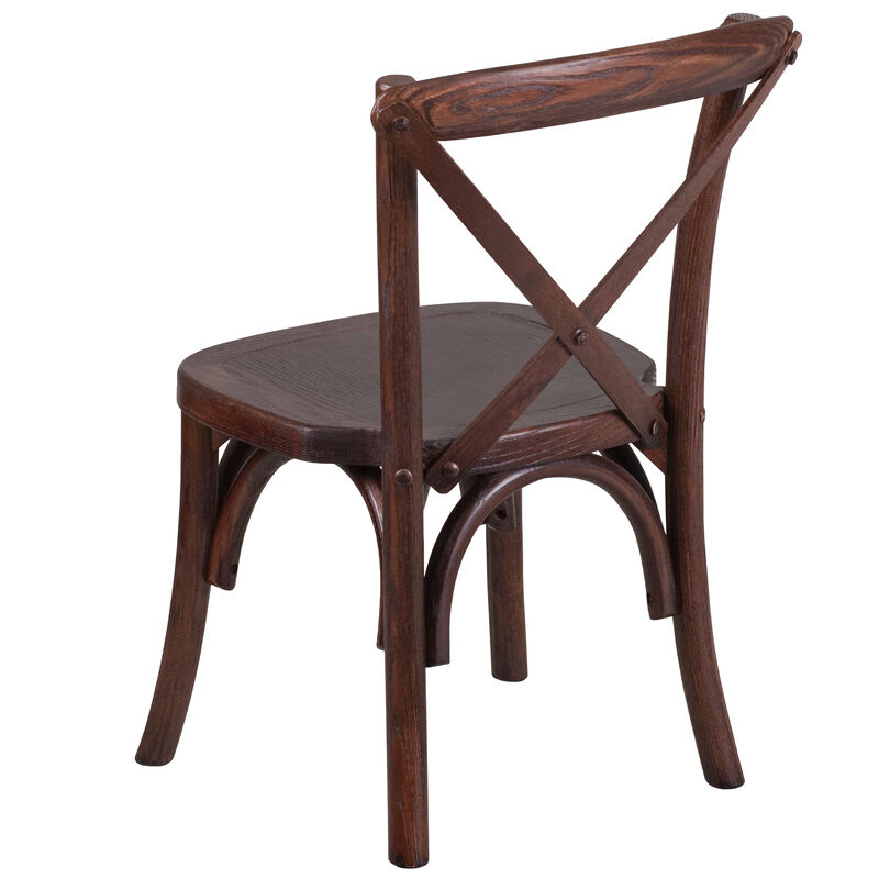 Wood Cross Back Chairs