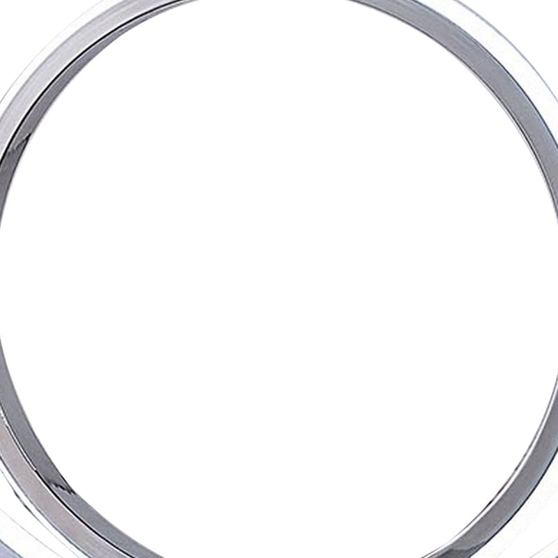 14 Inch Table Lamp, Modern Ring LED Light, Round Metal Base, Silver-Benzara