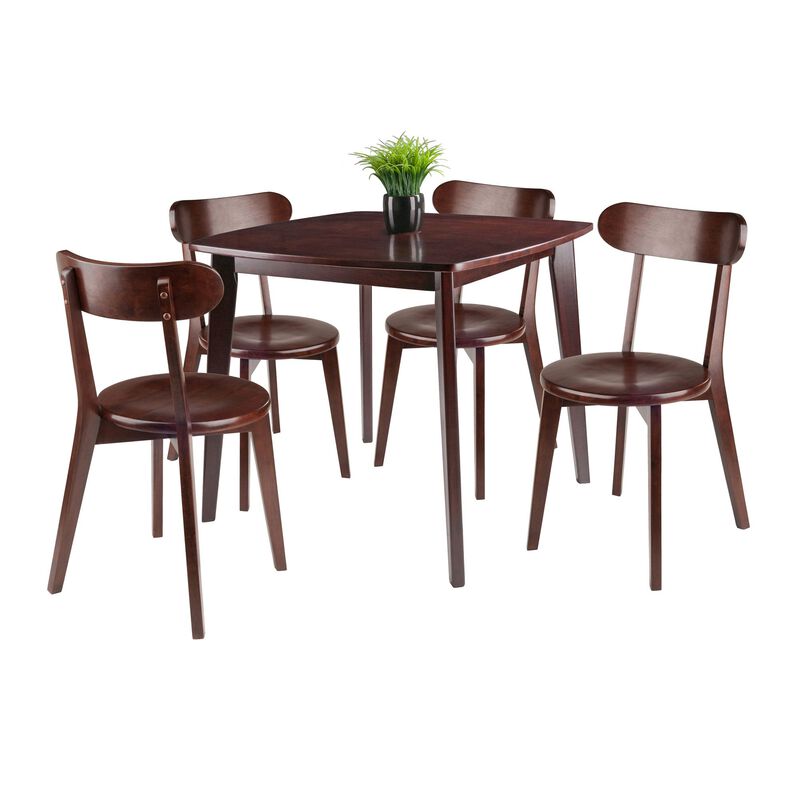 Winsome Pauline, 5 Piece Set, Walnut