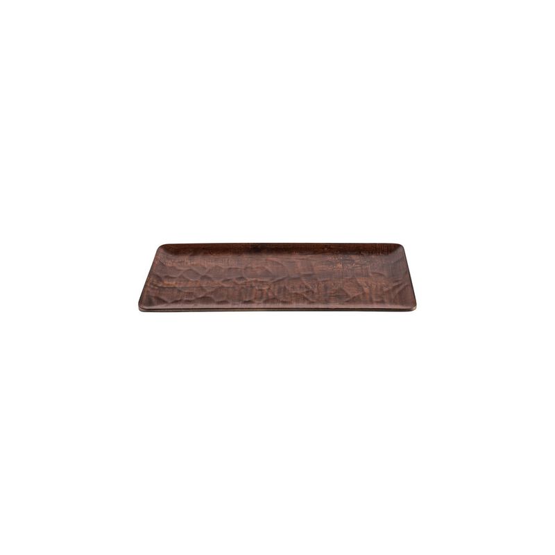 Turgla Composite 12.75" x 7" Rectangular Brown Composite Plate