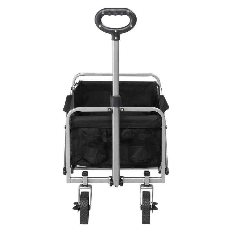 Garden Folding Cart Portable & Collapsible Garden Trolley for Easy Transport of Tools & Supplies