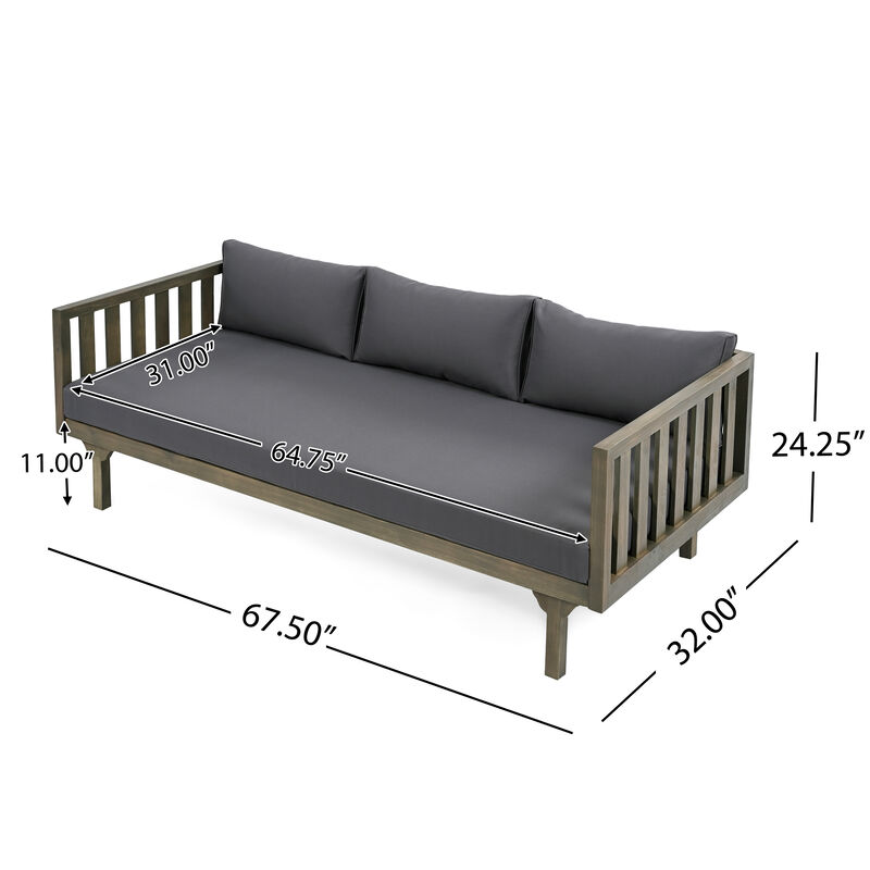 Merax 3 SEATER DAYBED SOFA for Outdoor Indoor