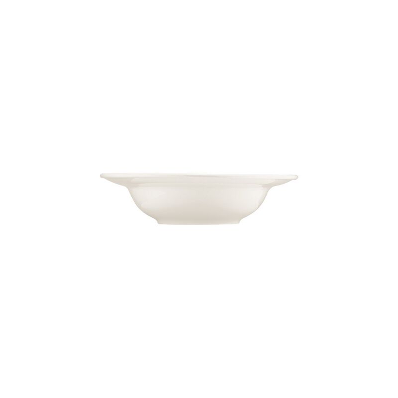 Banquet dia.10.25" h:2.5" 25 oz. Round Warm White Porcelain Bowl (Set of 2)