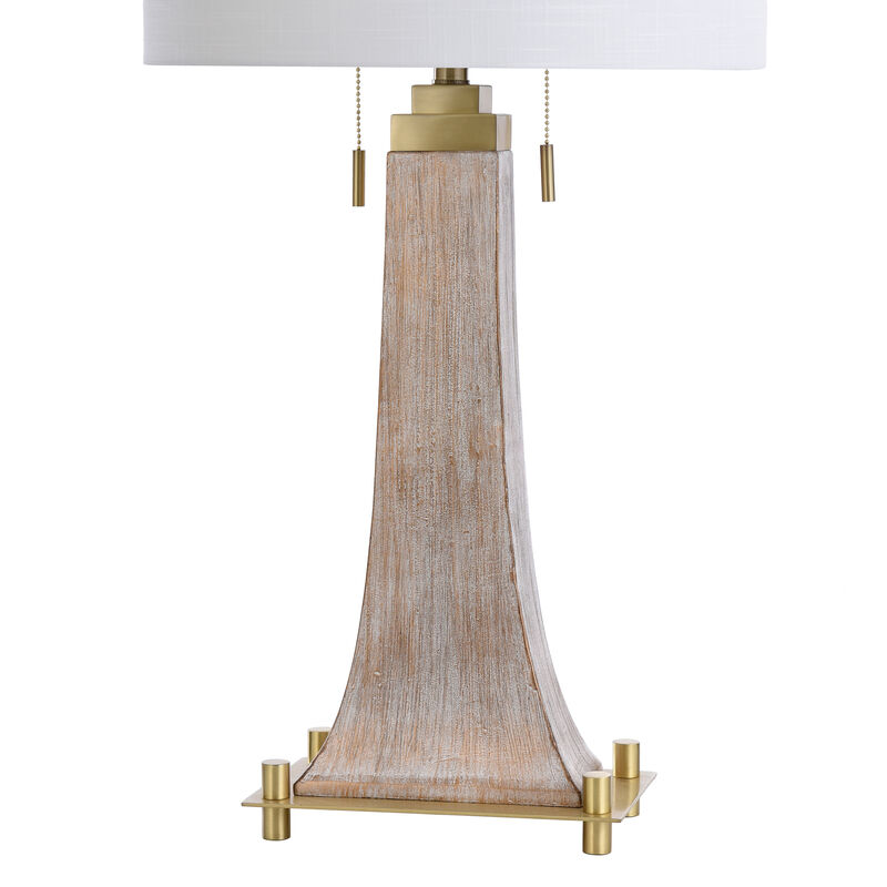 Gold With Brass Table Lamp