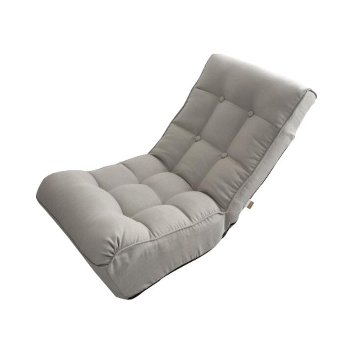 Hivvago Single Seater Japanese Style Thick Cushioned Lazy Tatami Recliner Sofa