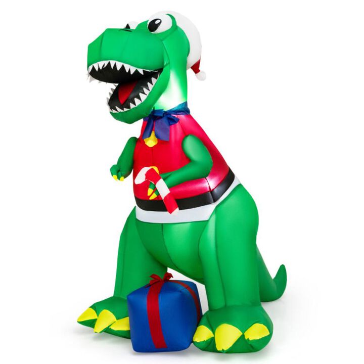 Hivvago Inflatable Christmas Decoration with LED Lights and Waterproof Blower