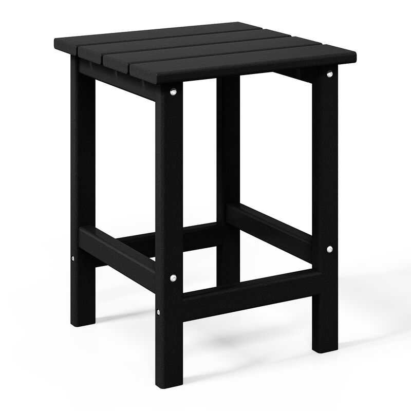 WestinTrends Westintrends 14" square outdoor Side table for Adirondack chair