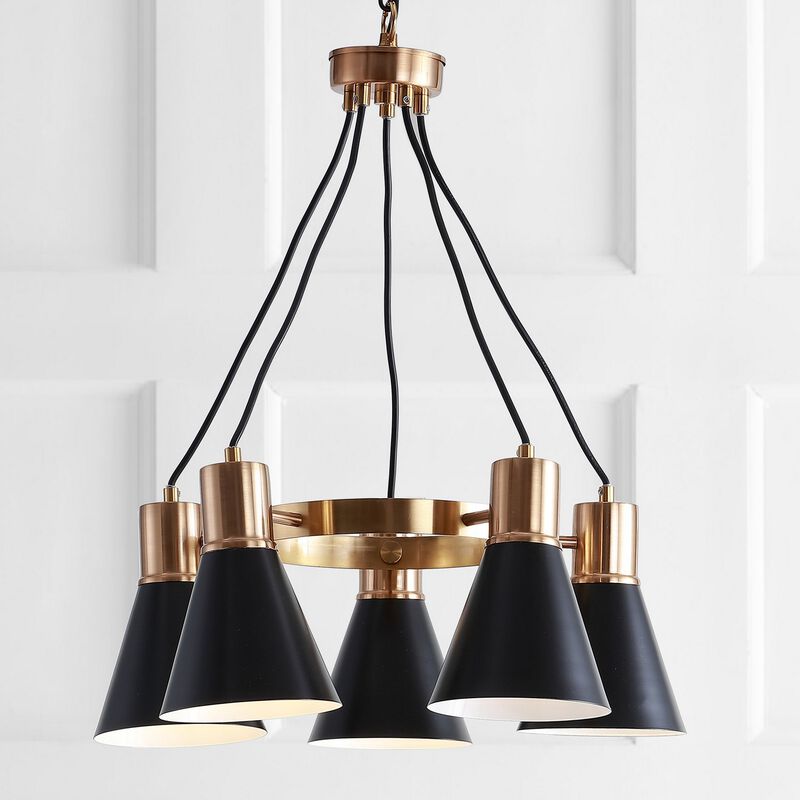 Markle 5-Light Metal LED Chandelier